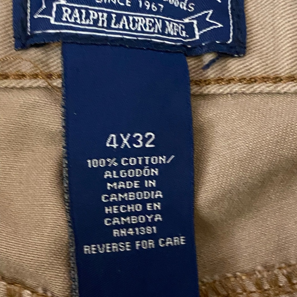 Ralph Lauren Polo Jeans Khaki Bootcut Pants Women’s Size 4 Old Money Minimalist - Picture 7 of 7